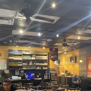 Inside of restaurant