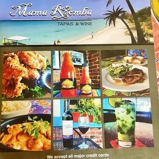 Menu cover
