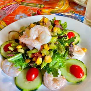 Shrimp Salad with Avocado Vinaigrette