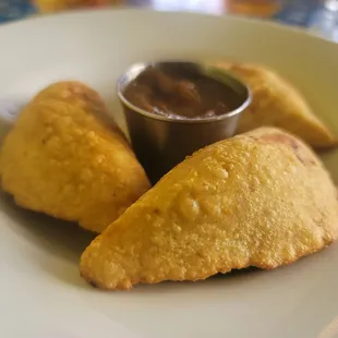 3 small empanadas for ~$14