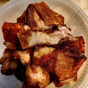 Large container of lechon