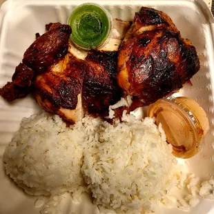 Half chicken inasal meal