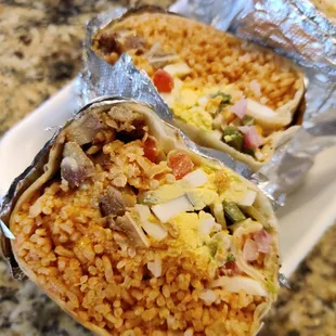 Sisig burrito