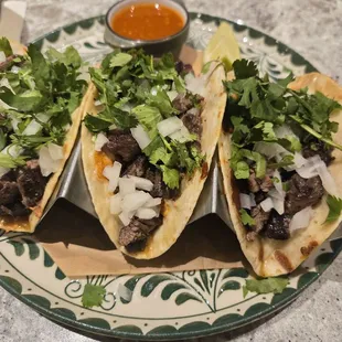 Mexico Meet MS tacos w/steak