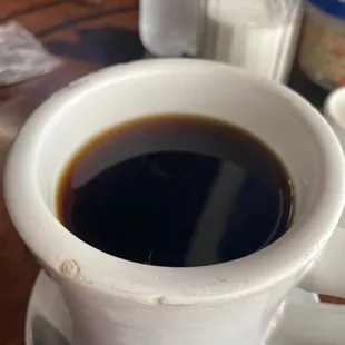 Me dieron un vaso que no podía tomar a gusto el Café