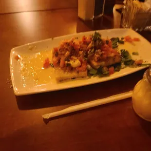 a plate of food