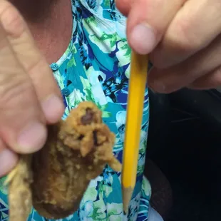 Dry, tiny wings in our lunch