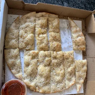 a pizza in a box