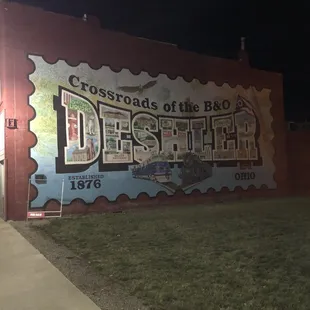 Mural by local artist