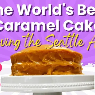 the world&apos;s best caramel cake