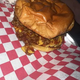 North Cackalackey burger