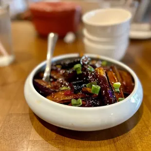 Eggplant wGarlic Sauce