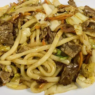 Beef Udon Stir Fried Noodles