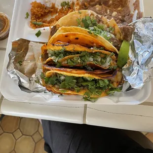 Birria taco plate! Yum!