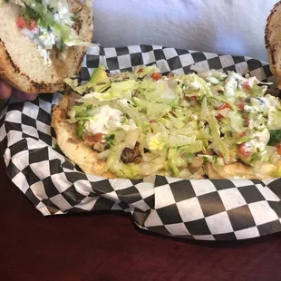 Inside the torta