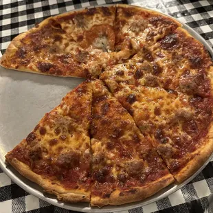 Sausage pizza