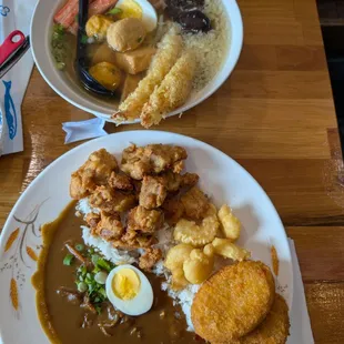 Mama satto curry, mama satto udon