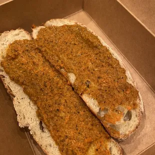 Carrot Garlic Bread