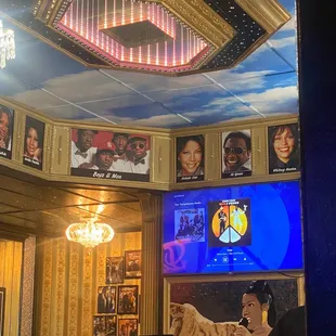 the interior of the restaurant