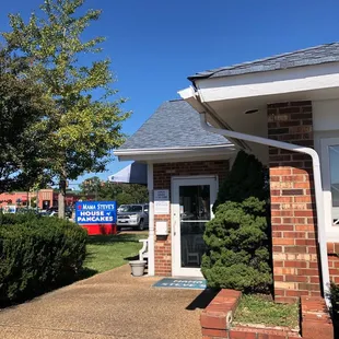 the front entrance