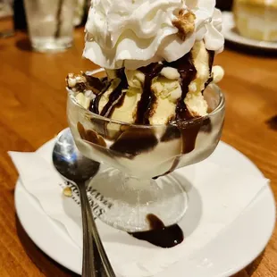 an ice cream sundae