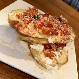 Goat Cheese Bruschetta