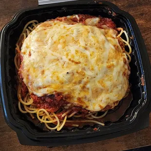 Colossal chicken parm