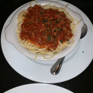 Spaghetti with Mama's Slow-Roasted Tuscan Meatballs