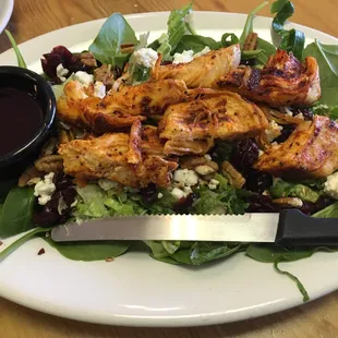 Raspberry pecan chicken salad