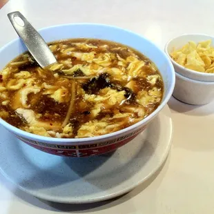 Hot and sour soup.