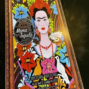a picture of a woman with a parrot