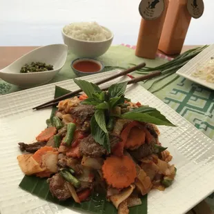 Drunken Noodles with Shrimp