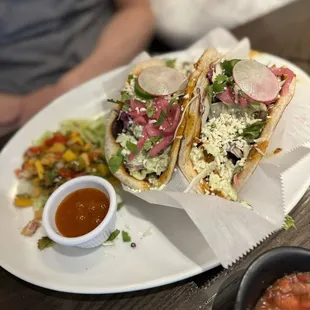 Butter chicken tacos