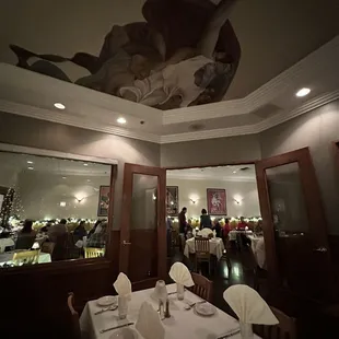 Private dining area
