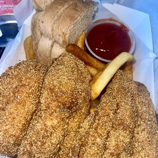 Basa Fried Fish Salad