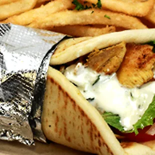 Chicken Kabob Pita