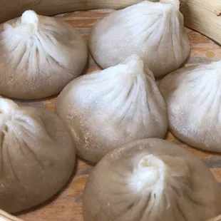 Pork Soup dumplings or Xiao lon bao