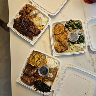Takeout combo meals