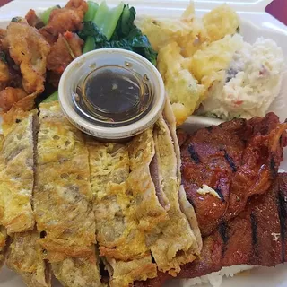 Spicy pork & Meat Jun