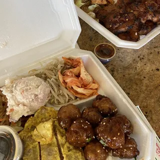 Spicy Pork & Spicy BBQ Chicken