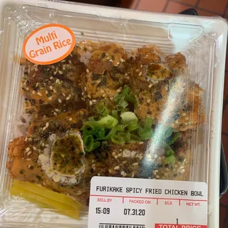 Furikake Spicy Fried Chicken Bowl
