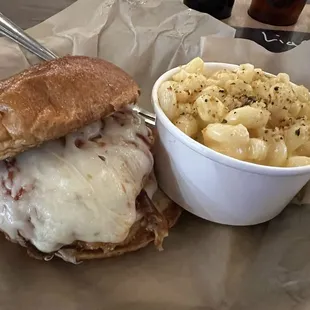 Chicken parm sandwich special