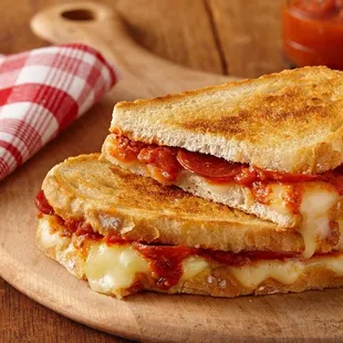 Pepperoni Pizza Grilled Cheese