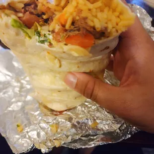 Burrito with Barbacoa