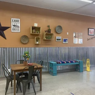 Dining room area