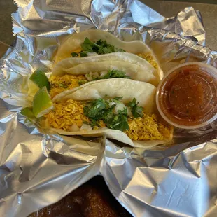 Cali Street tacos - chicken