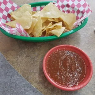 House-made chips and salsa