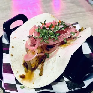 Shrimp Baja Style Tacos (shrimp)