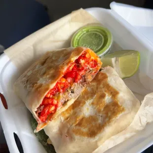 Hot Cheetos Burrito
