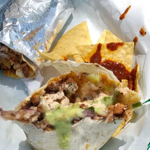 Al Pastor Burrito